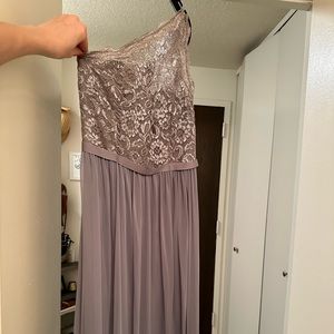 Silver Bridesmaid Dress